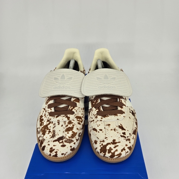 adidas Samba LT Cow Print Brown White Women's Shoes Size 9 JS3931 New - Picture 2 of 8